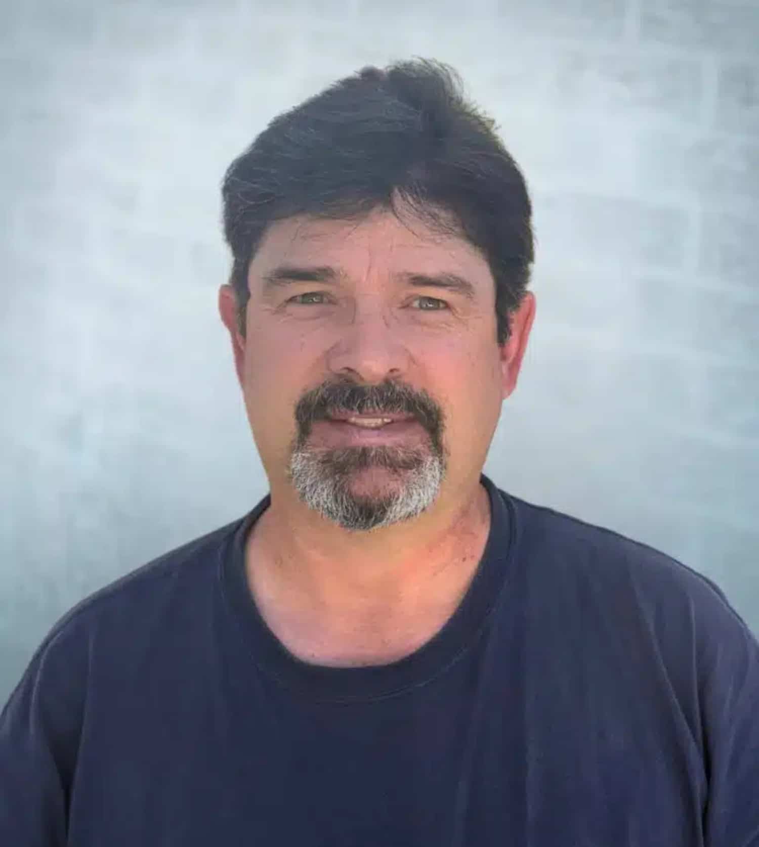 a man looking at the camera