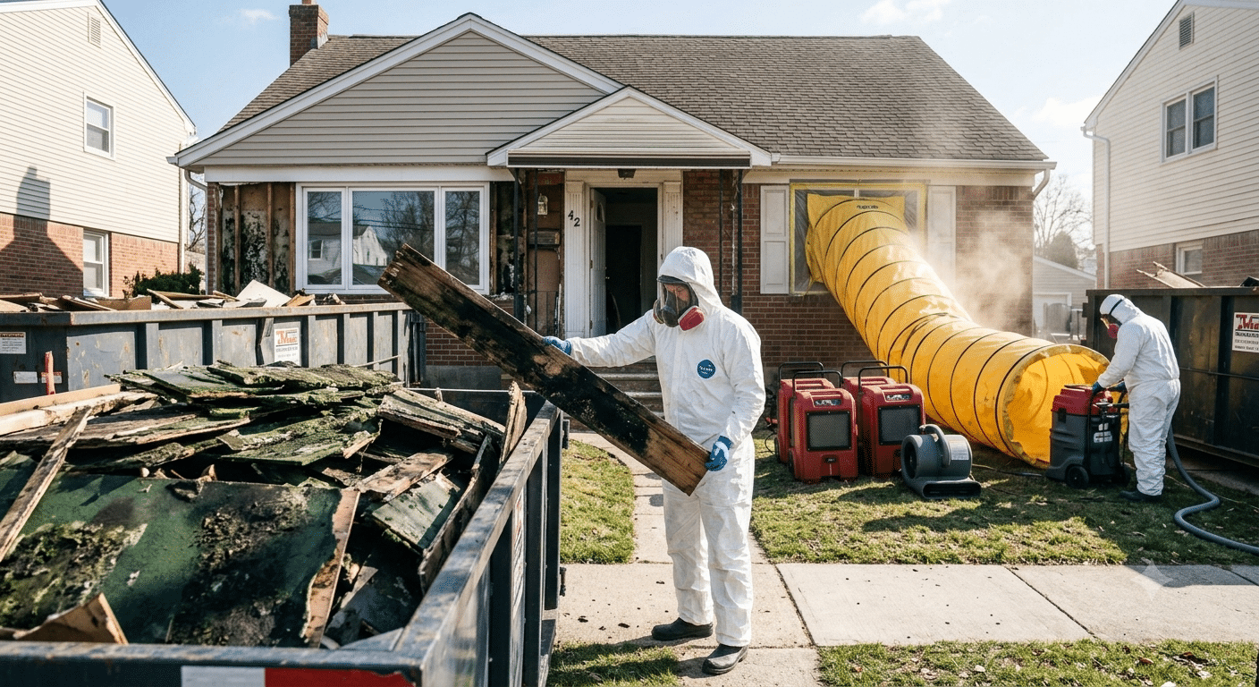 water damage from leak