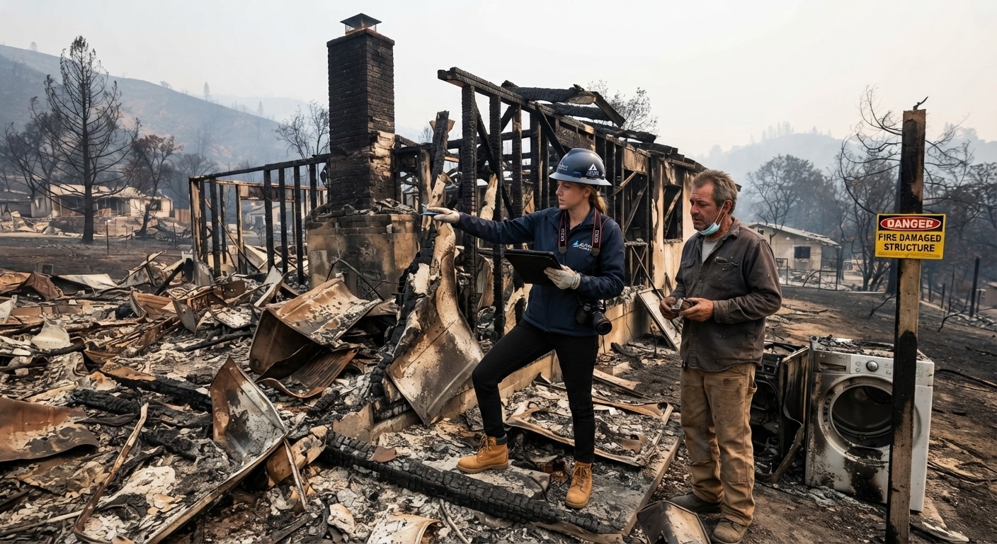 property damage from wildfires