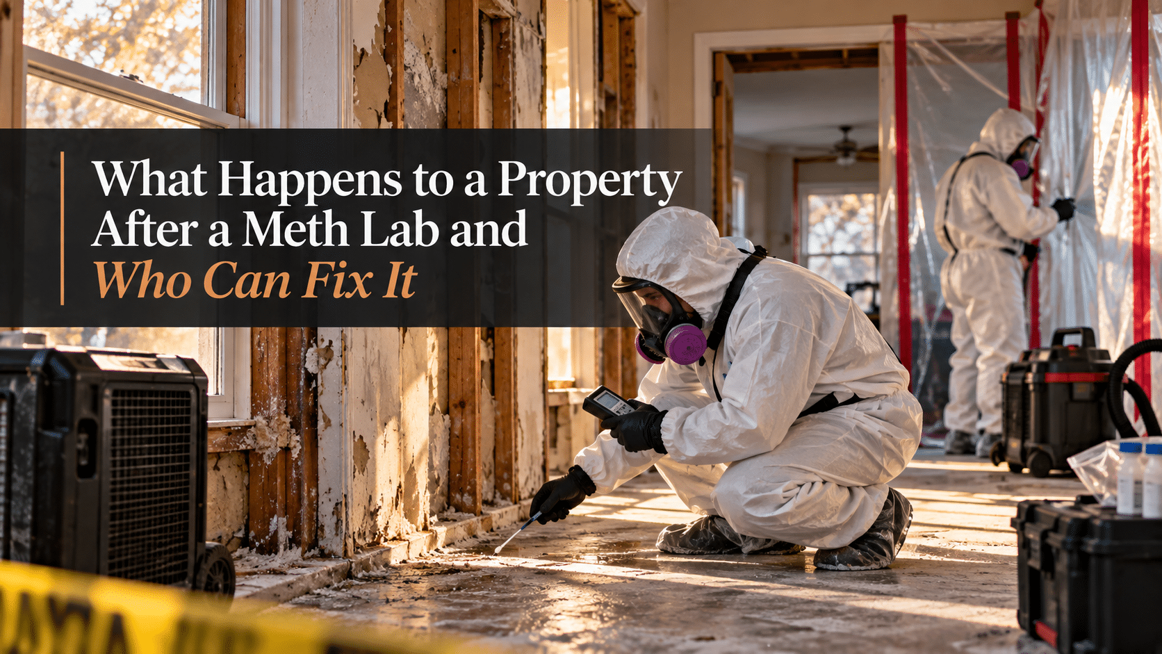 What Happens to a Property After a Meth Lab and Who Can Fix It